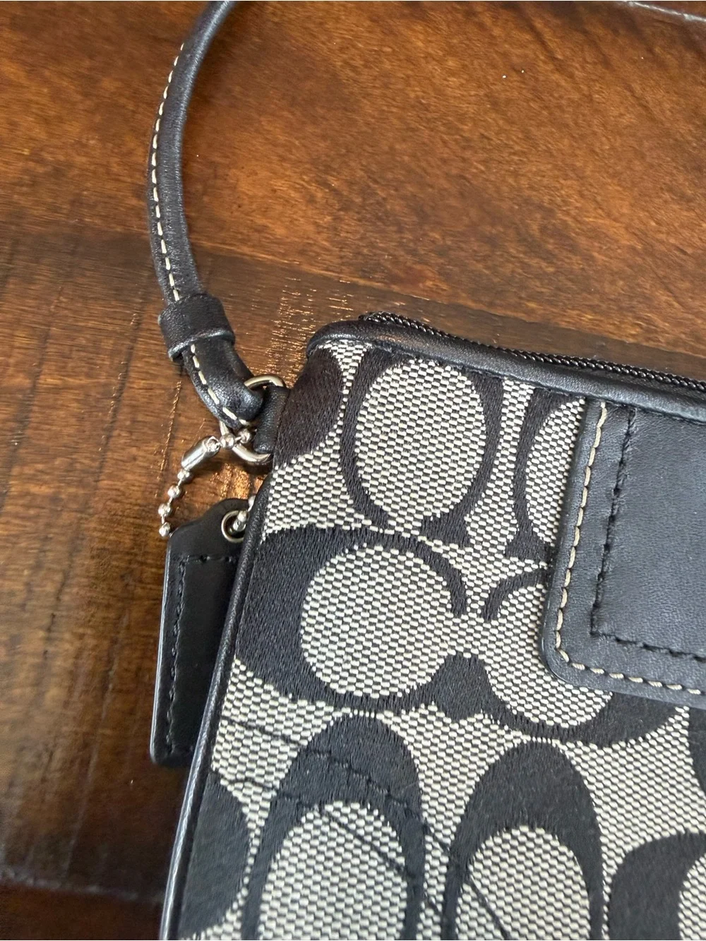 Coach wristlet signature